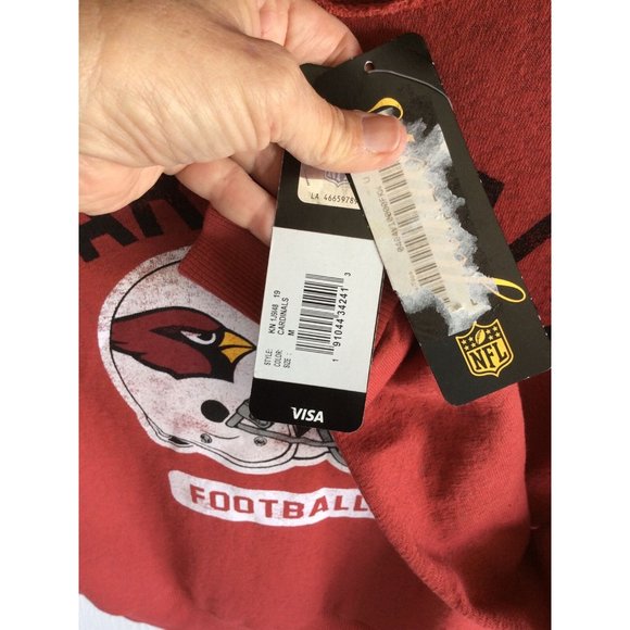 NWT, Arizona Cardinals Lightweight Sweatshirt, Juniors Size M, Very Cute - Picture 5 of 7